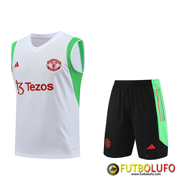 Replica Camiseta Entrenamiento Sin Mangas Cortos Manchester United