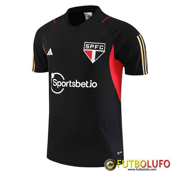 Camiseta Entrenamiento Sao Paulo FC Negro 2023 2024 04 2324