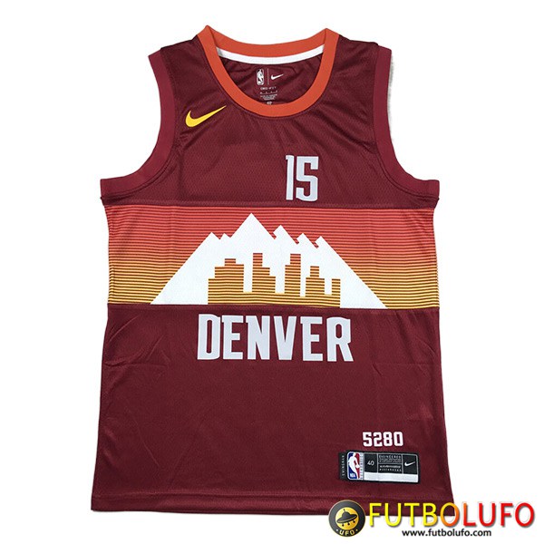 Camisetas Denver Nuggets Jokic Rojo Nba