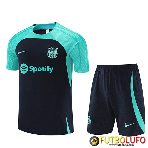 Tienda De Camiseta Entrenamiento Cortos Fc Barcelona Azul Marino