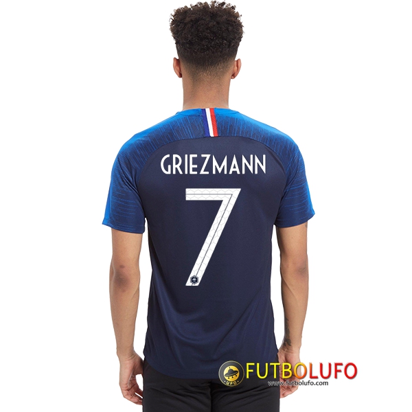 Pintura Coche Personas mayores Nueva Camiseta de Francia (Griezmann 7) 1 Equipacion 2018 2019 Tailandia