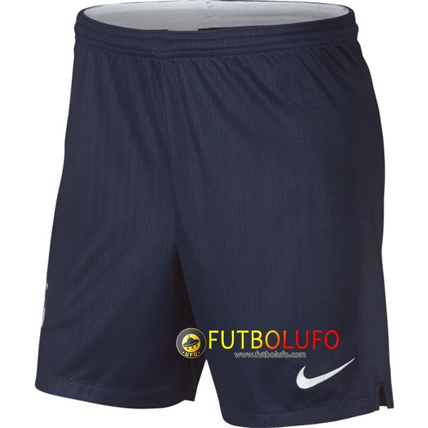 Nueva Pantalones Cortos De Francia Azul Oscuro 2018 2019 Segunda Tailandia