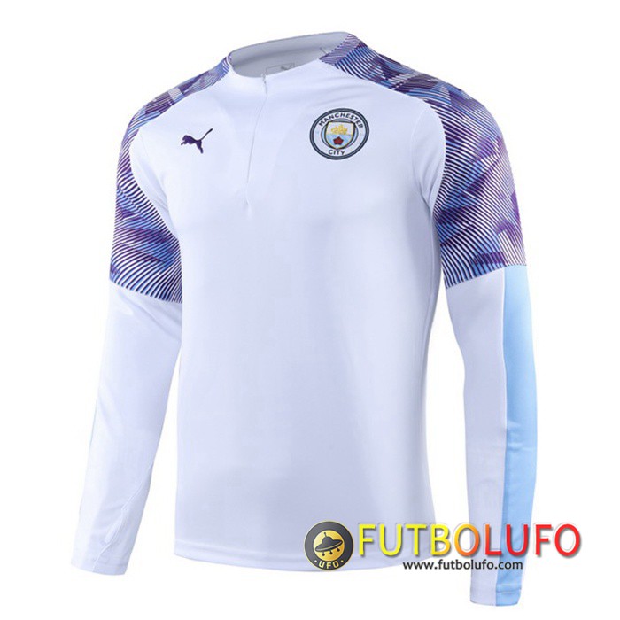 Nueva Chandal del Manchester City Blanco Purpura 2019 2020 ...