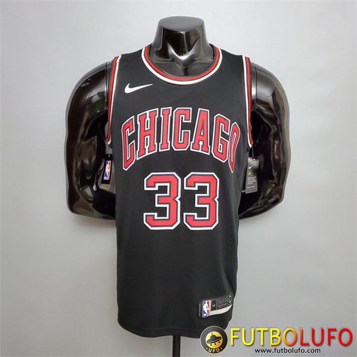 Solo Camisetas Chicago Bulls (Pippen #33) Negro