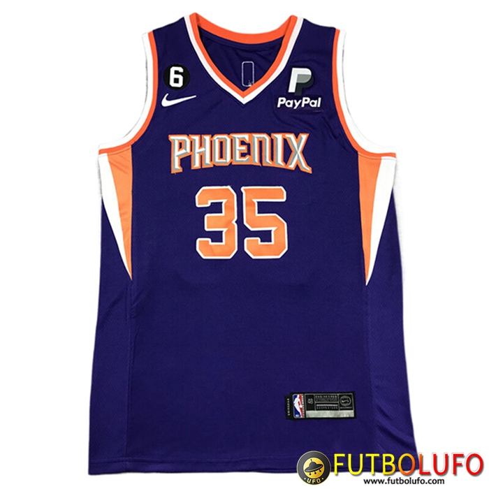 Nueva Camisetas Phoenix Suns (DURANT #35) 2023/23 Violeta Classic Edition