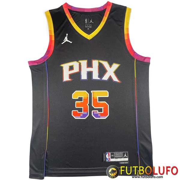 Replicas Camisetas Phoenix Suns (DURANT #35) 2023/24 Negro -02