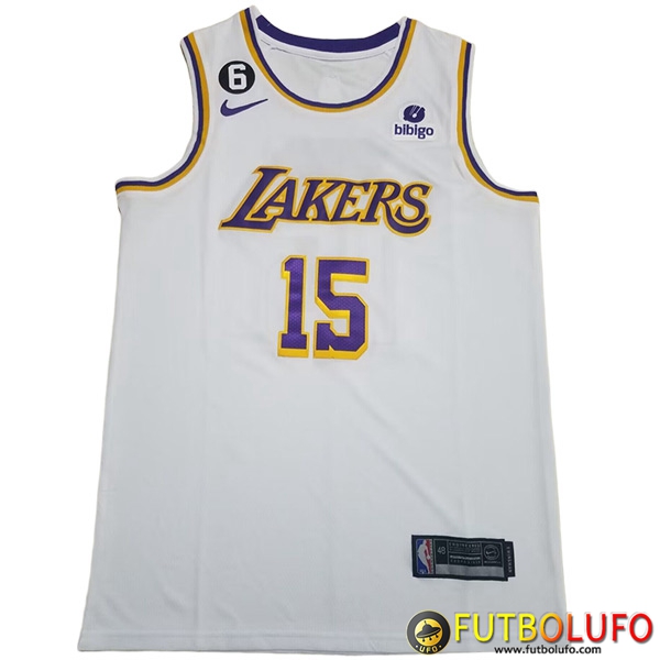 Solo Camisetas Los Angeles Lakers (REAVES #15) 2023/24 Blanco