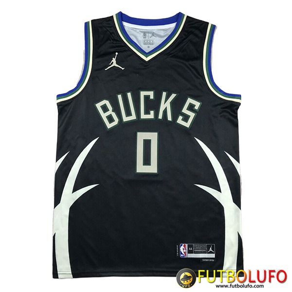 Hacer Camisetas De Futbol Milwaukee Bucks (lillard #0) 2023 24 Negro