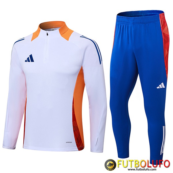 Chandal adidas azul y naranja on sale